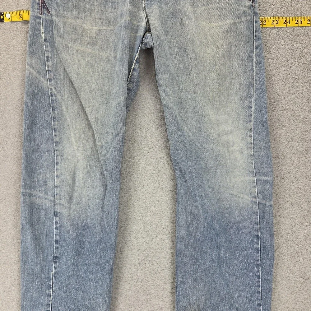 Vintage Levis Engineered Jeans Mens 31x30 Blue Twisted Light Wash Button Fly